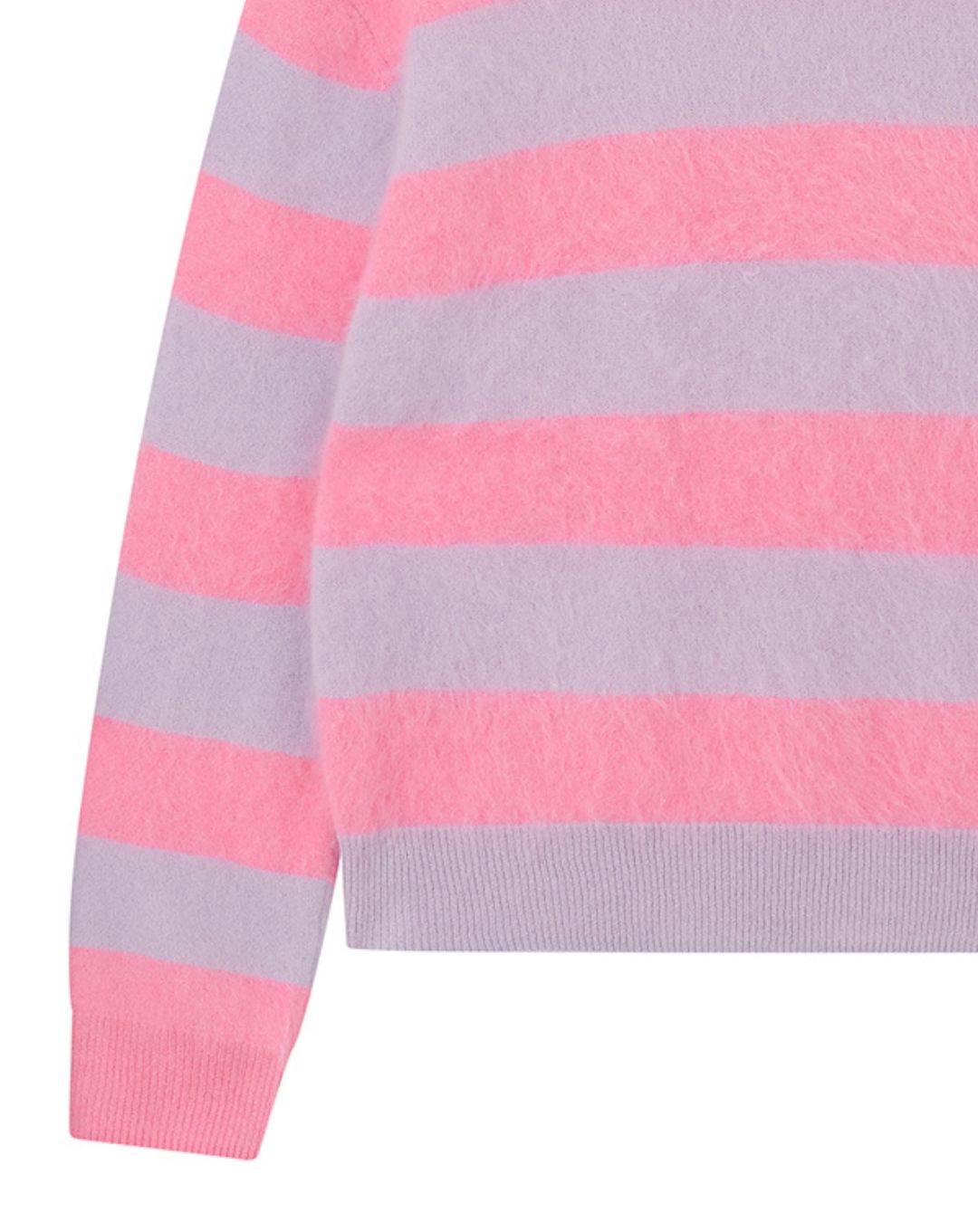 Jumper 1234 Brushed Stripe Crew - Pale Blue, Gossip Girl