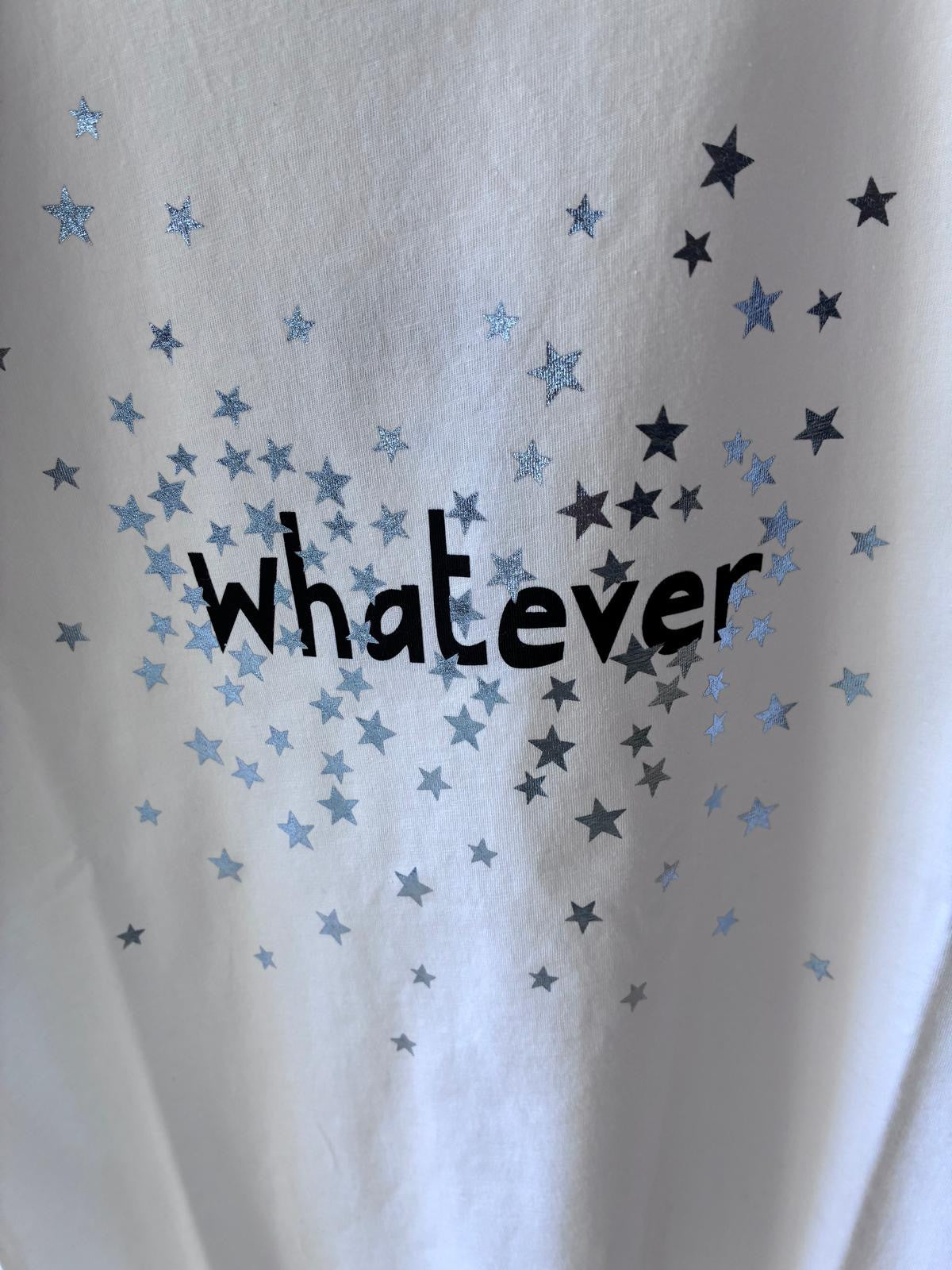 Bella Freud Whatever Classic T Shirt in White