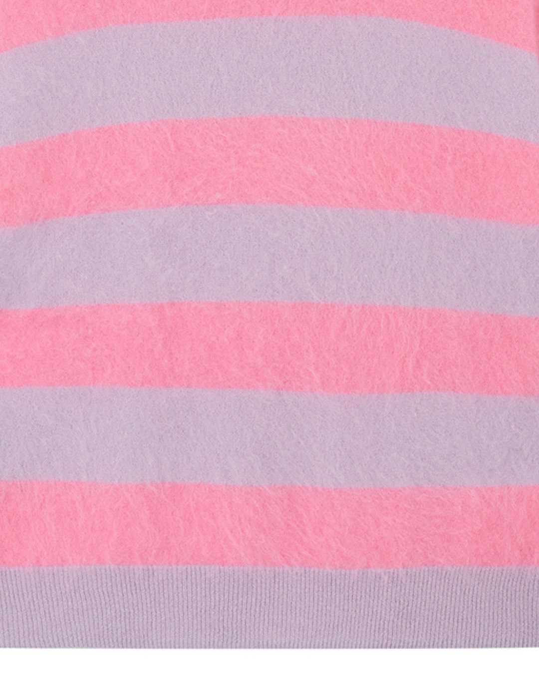 Jumper 1234 Brushed Stripe Crew - Pale Blue, Gossip Girl