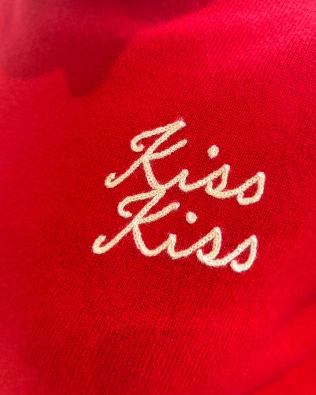 Jumper 1234 Kiss Kiss Crew in Candy, Rose