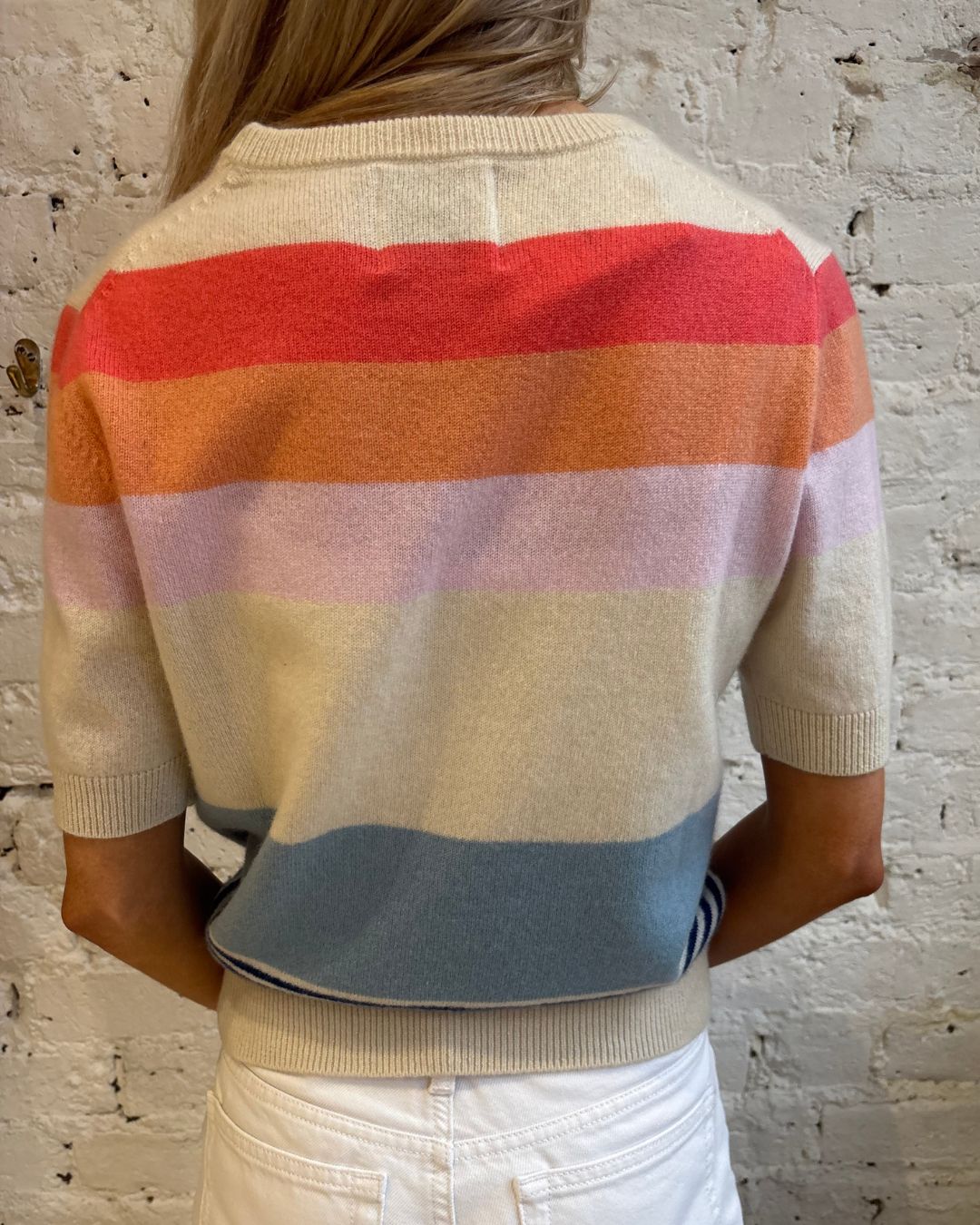 Jumper 1234 Deckchair Stripe T-Shirt in Jasmine, Multi