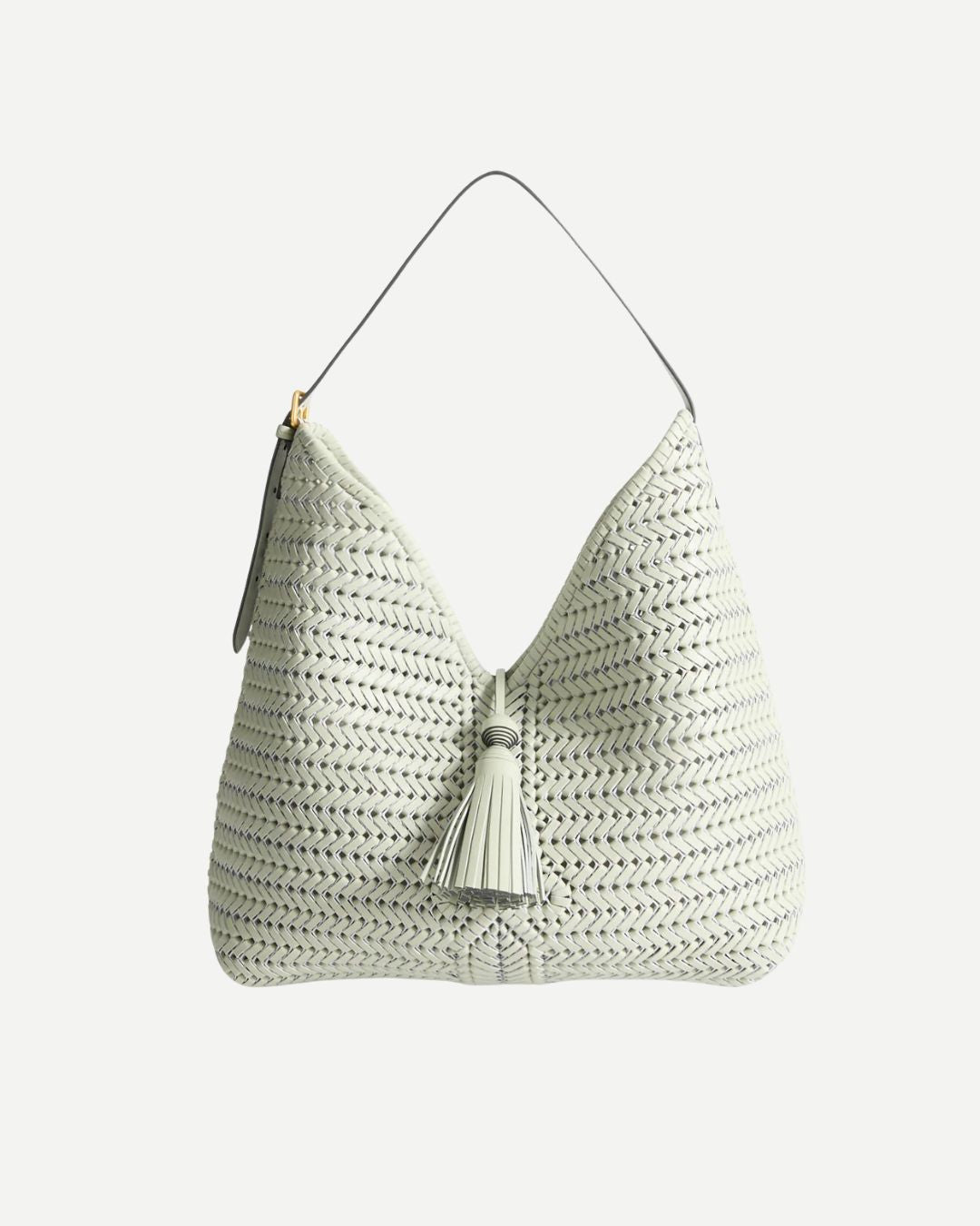 Anya Hindmarch The Neeson Tassel Hobo in Iceberg