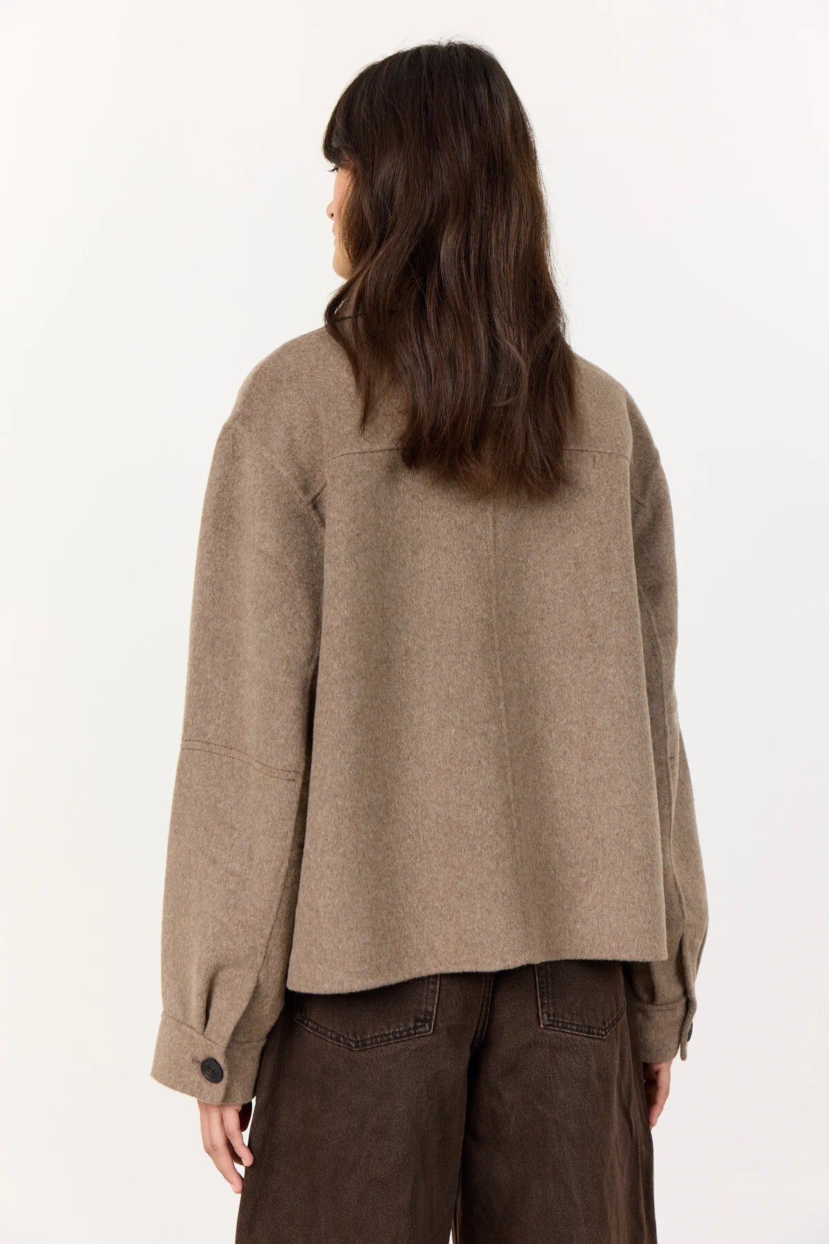 Levete Room Perle Knit Cardi in Biscuit