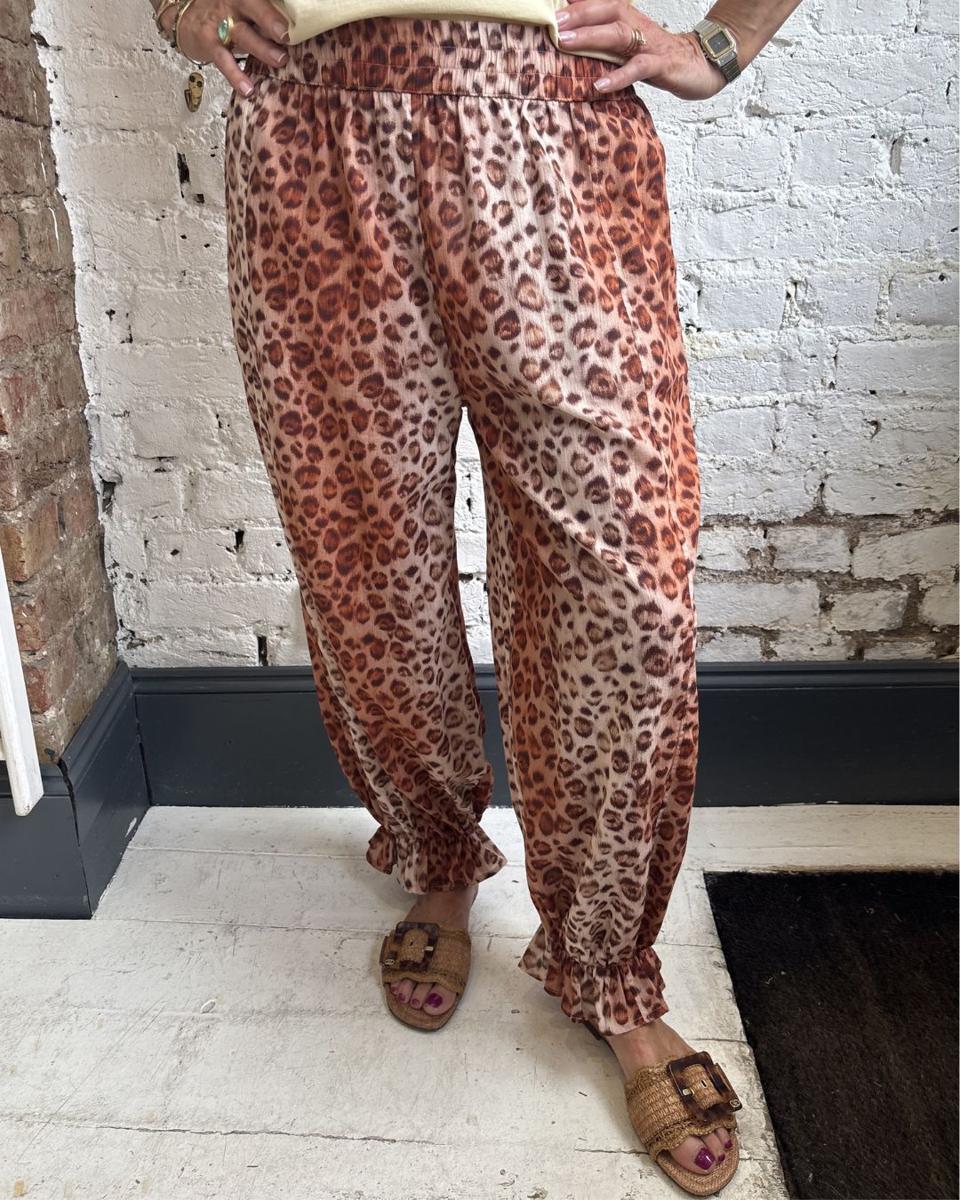 Primrose Park Ruby Trouser - Leopard