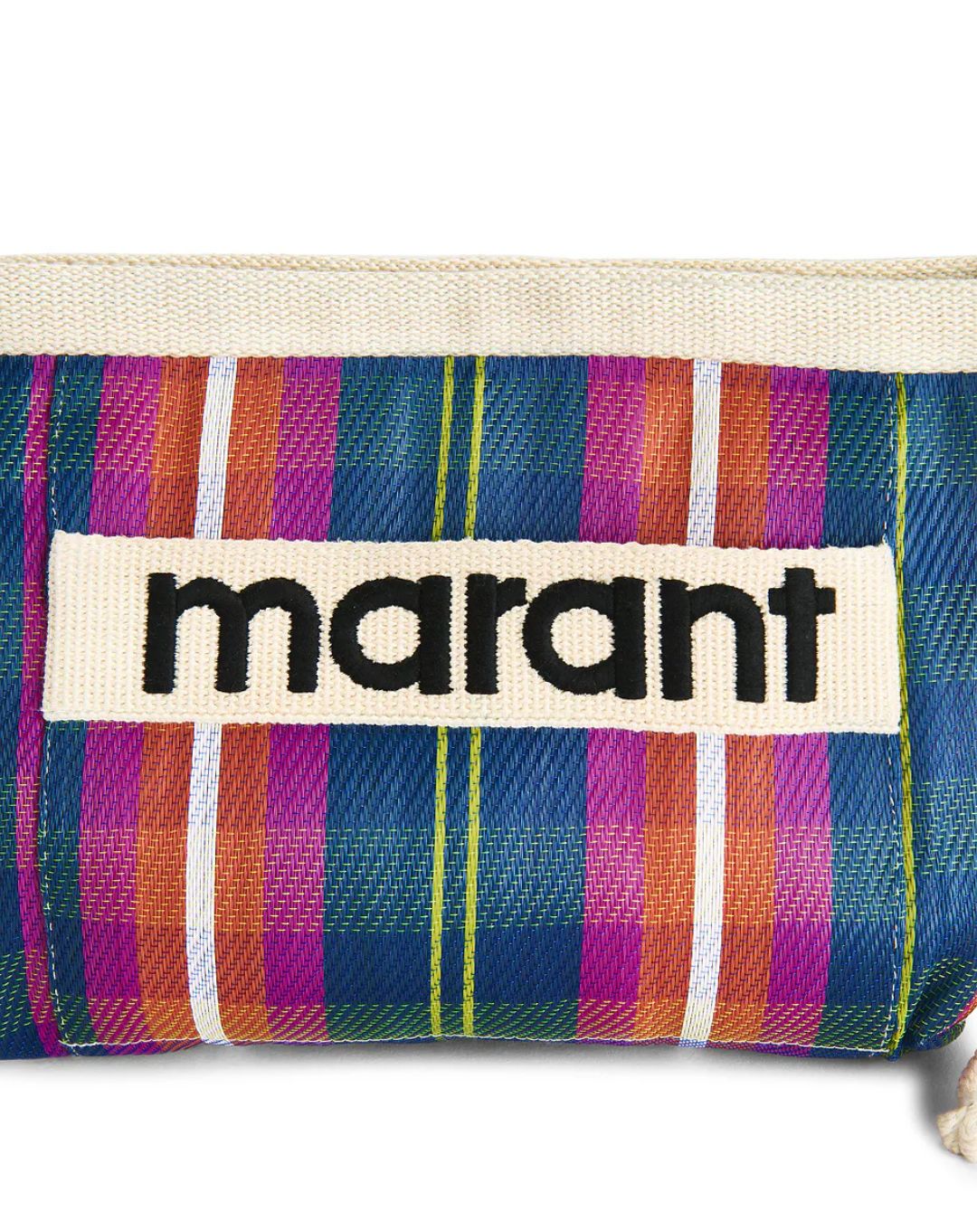 Marant Etoile Powden Pouch in Navy, Orange