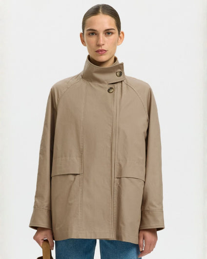 SELECTED Kylie Jacket in Weathered Teak