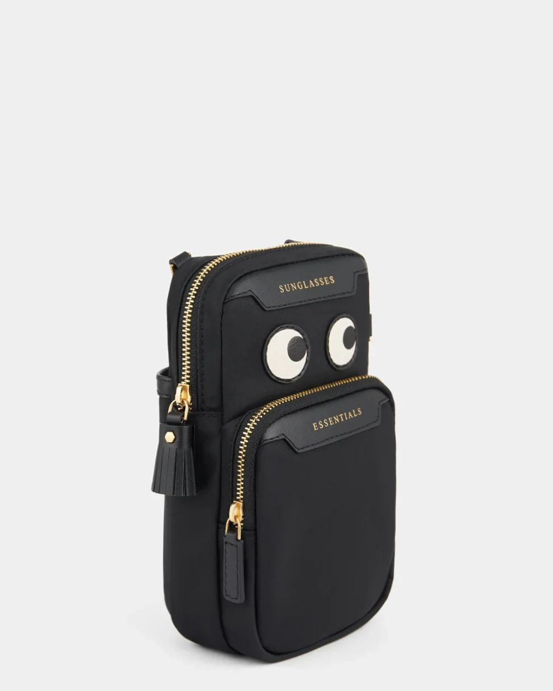 Anya Hindmarch Essentials Cross Body Eyes - Black Nylon