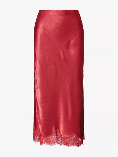 Rails Ebony Skirt - Crimson