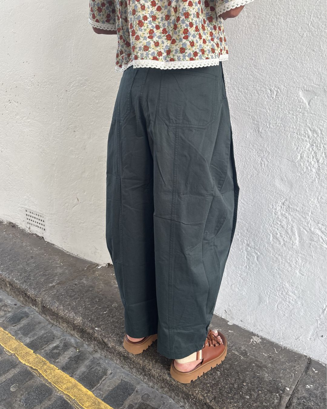 Sea New York Odessa Workwear Barrel Pant - Green