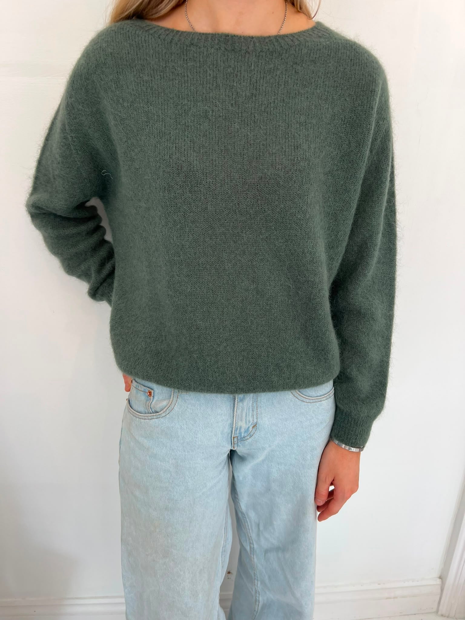 Twins Sanibel Boat Neck Sweater - Military