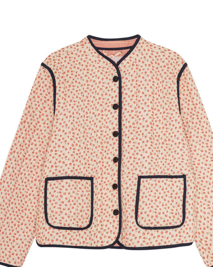 HABIBA New Dawn Quilted China Jacket in Berry