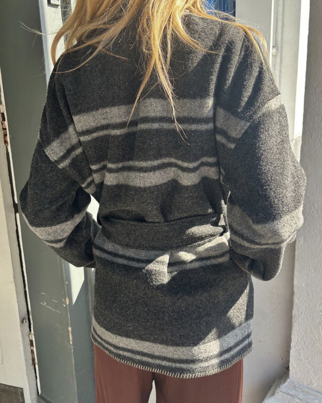 Marant Etoile Brea Stripe Jacket - Anthracite