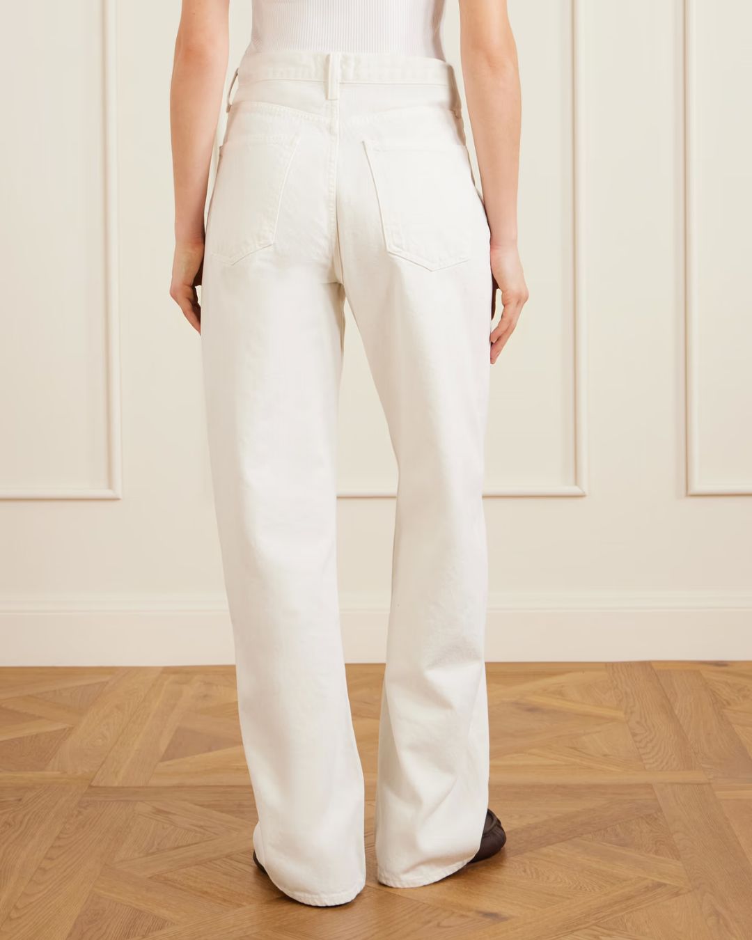 Agolde Arc Jean - Chalk White