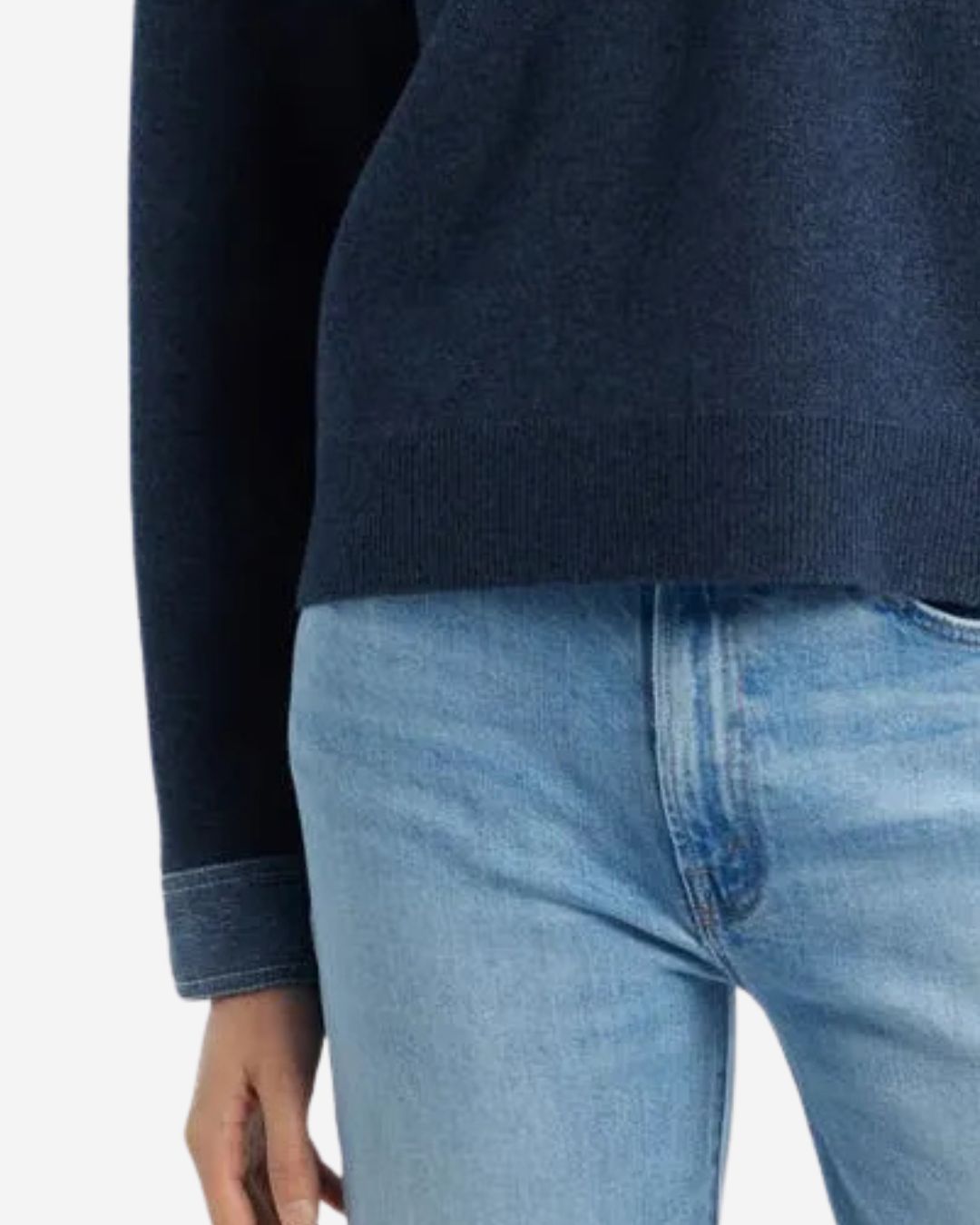 Rag & Bone Marie Denim Polo in Denim