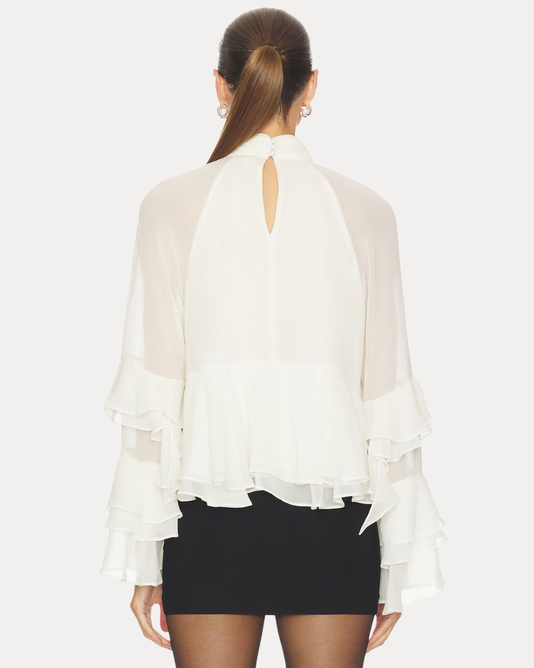 Cinq à Sept Skylah Top in Ivory