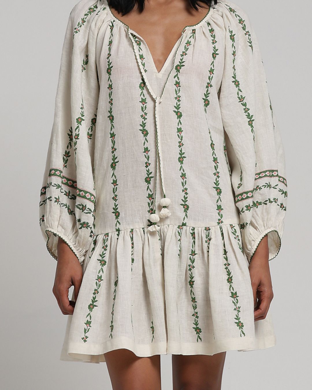 Viam Lily Dress in Green