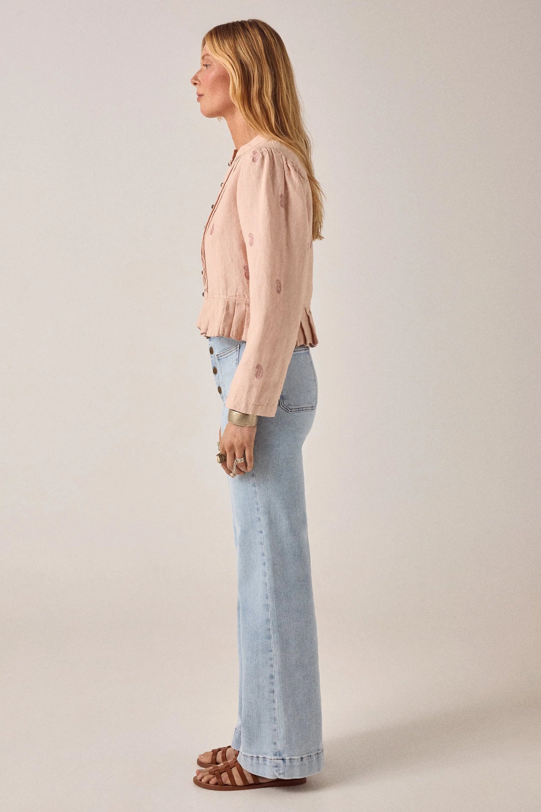 Maison Hotel Edgard Degas Jacket in Antique Blush