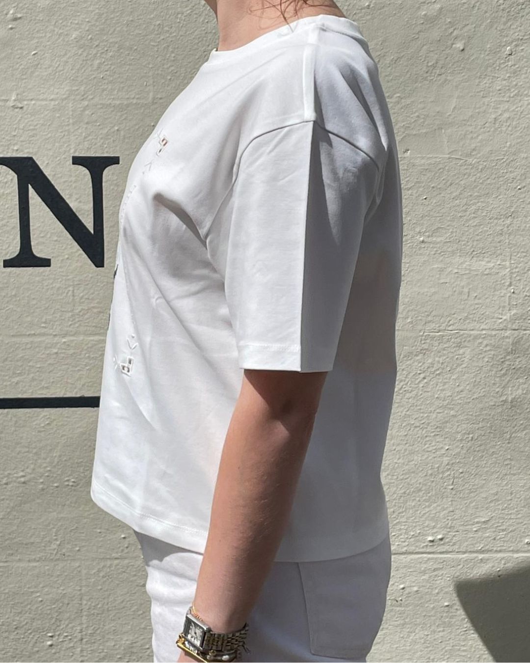 Weekend Max Mara Sala Graphic Tee in White