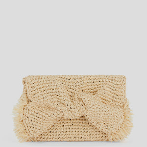 You added <b><u>Anya Hindmarch Bow Clutch in Natural Raffia</u></b> to your cart.