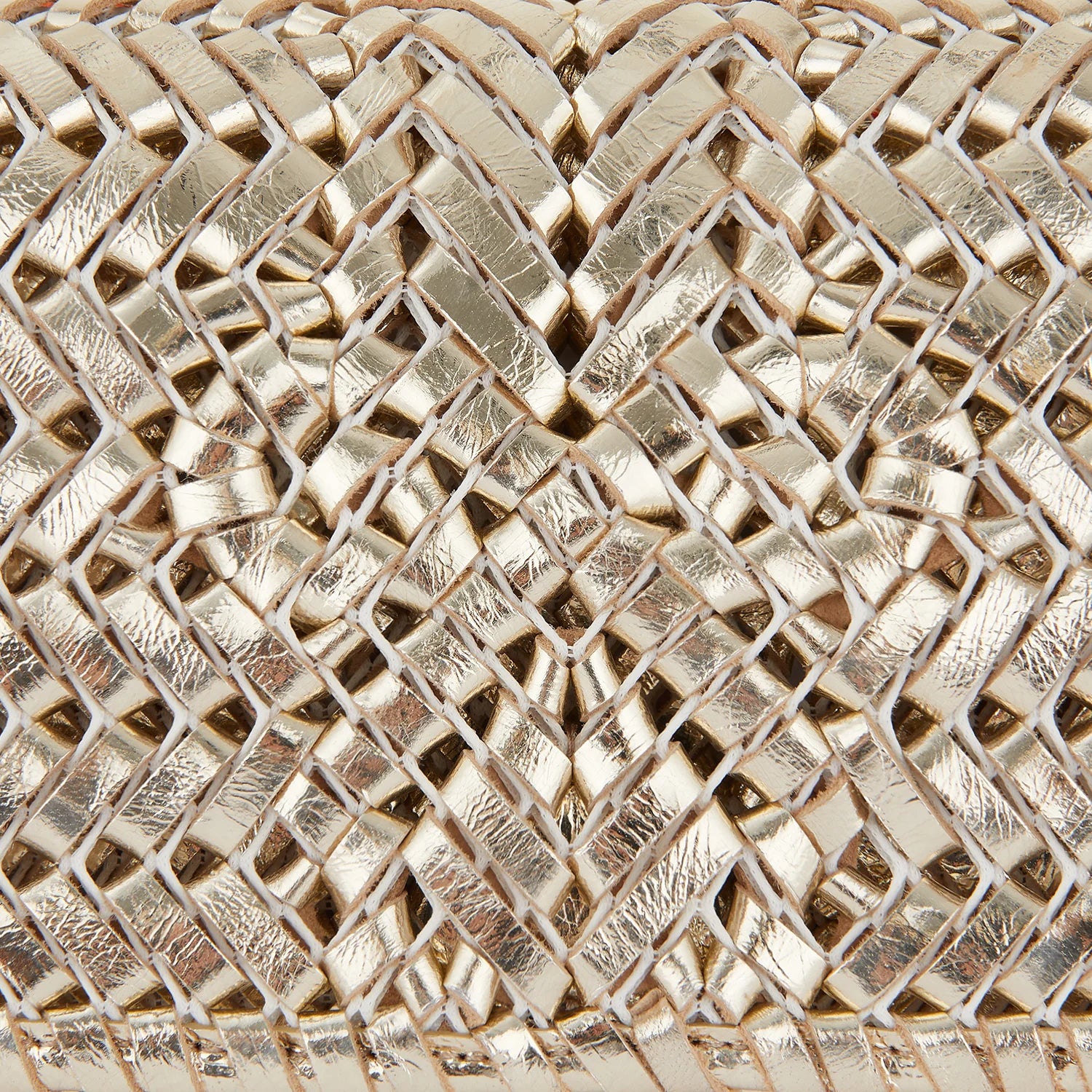 Anya Hindmarch The Neeson Tassel Clutch in Platino