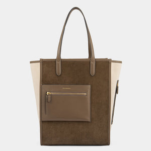 You added <b><u>AH Pocket Tote in Pebble Suede, Beige Canvas</u></b> to your cart.