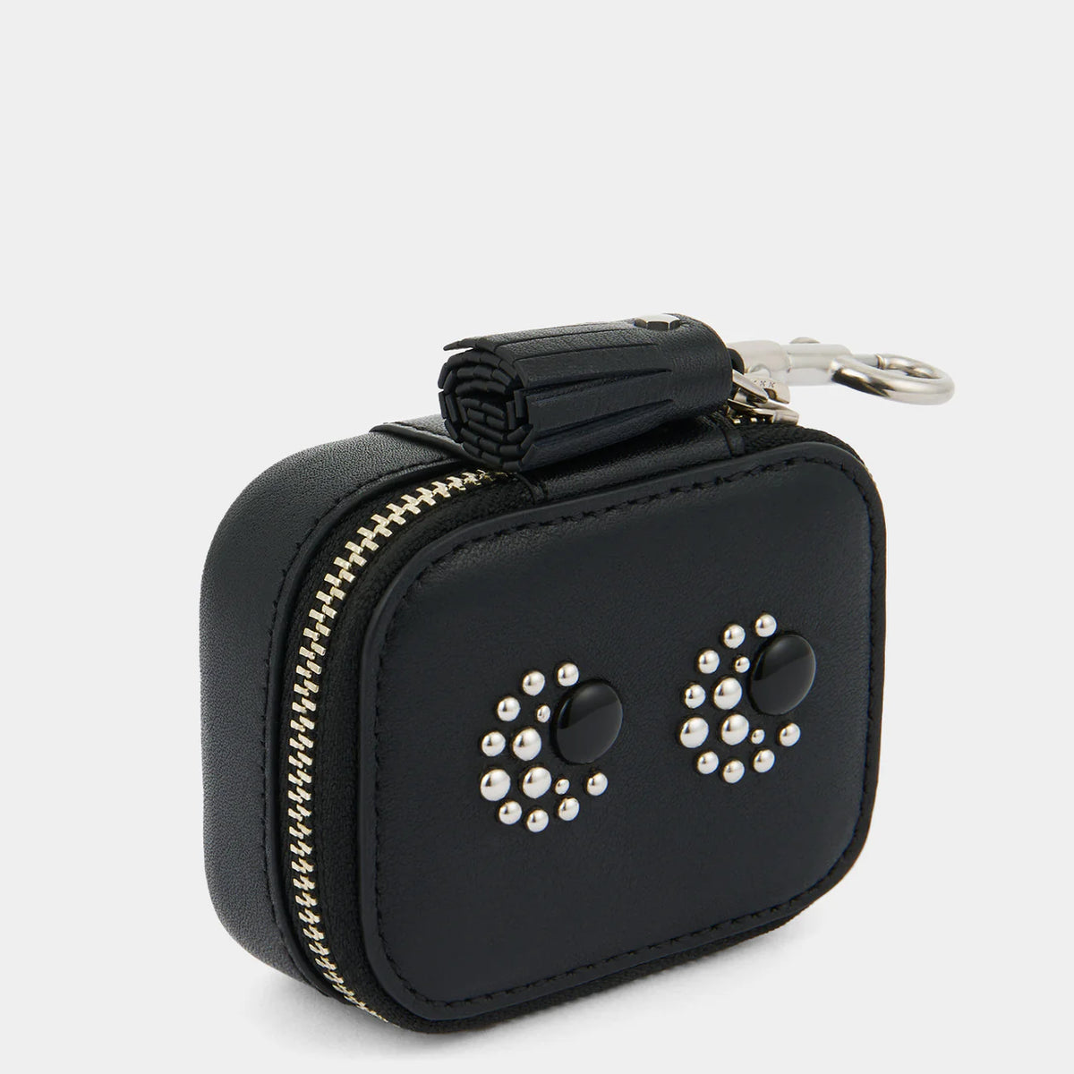 Anya Hindmarch Earphone Case Studded Eyes in Black