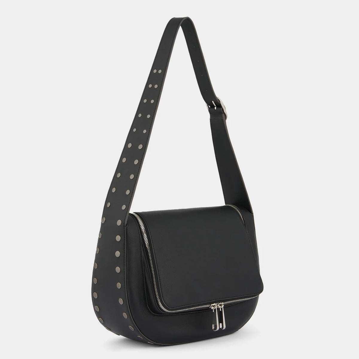 Anya Hindmarch Vere New Shoulder Bag with Studs in Black