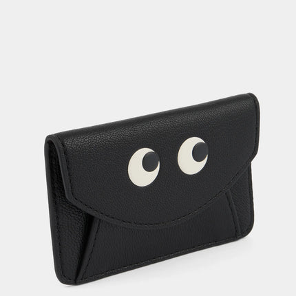 Anya Hindmarch Envelope Card Case Mag Safe in Black