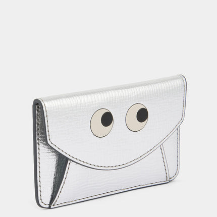 Anya Hindmarch Envelope Card Case Mage Safe in Silver