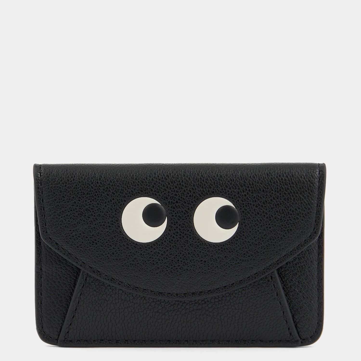 Anya Hindmarch Envelope Card Case Mag Safe in Black