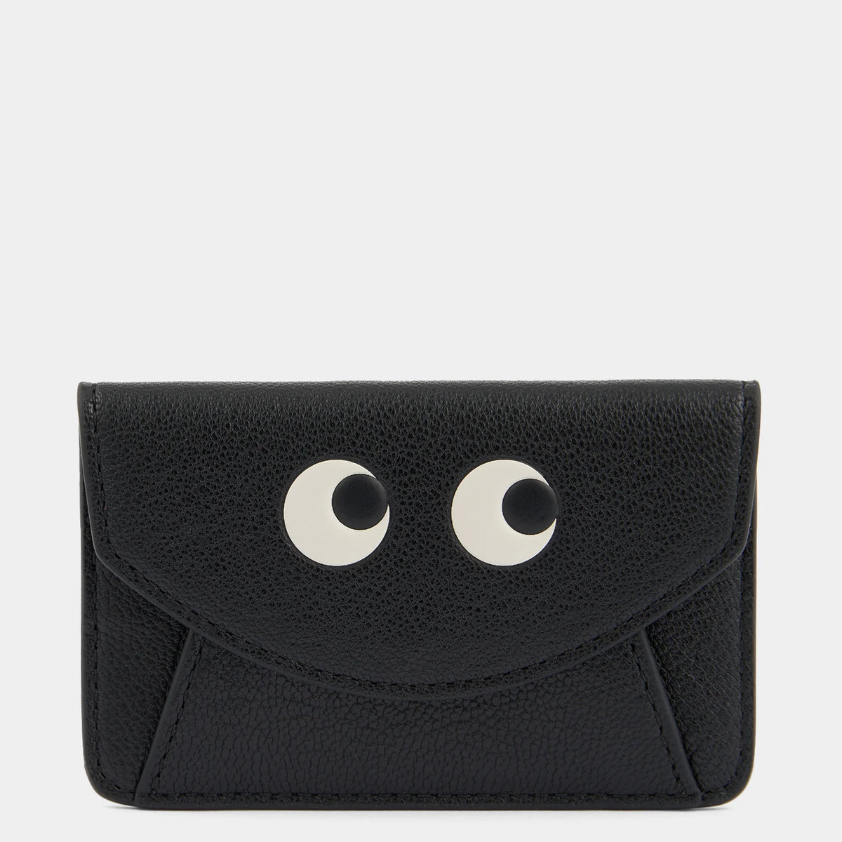 Anya Hindmarch Envelope Card Case Mag Safe in Black