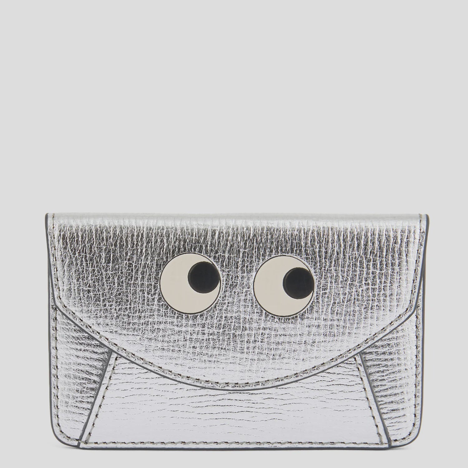Anya Hindmarch Envelope Card Case Mage Safe in Silver