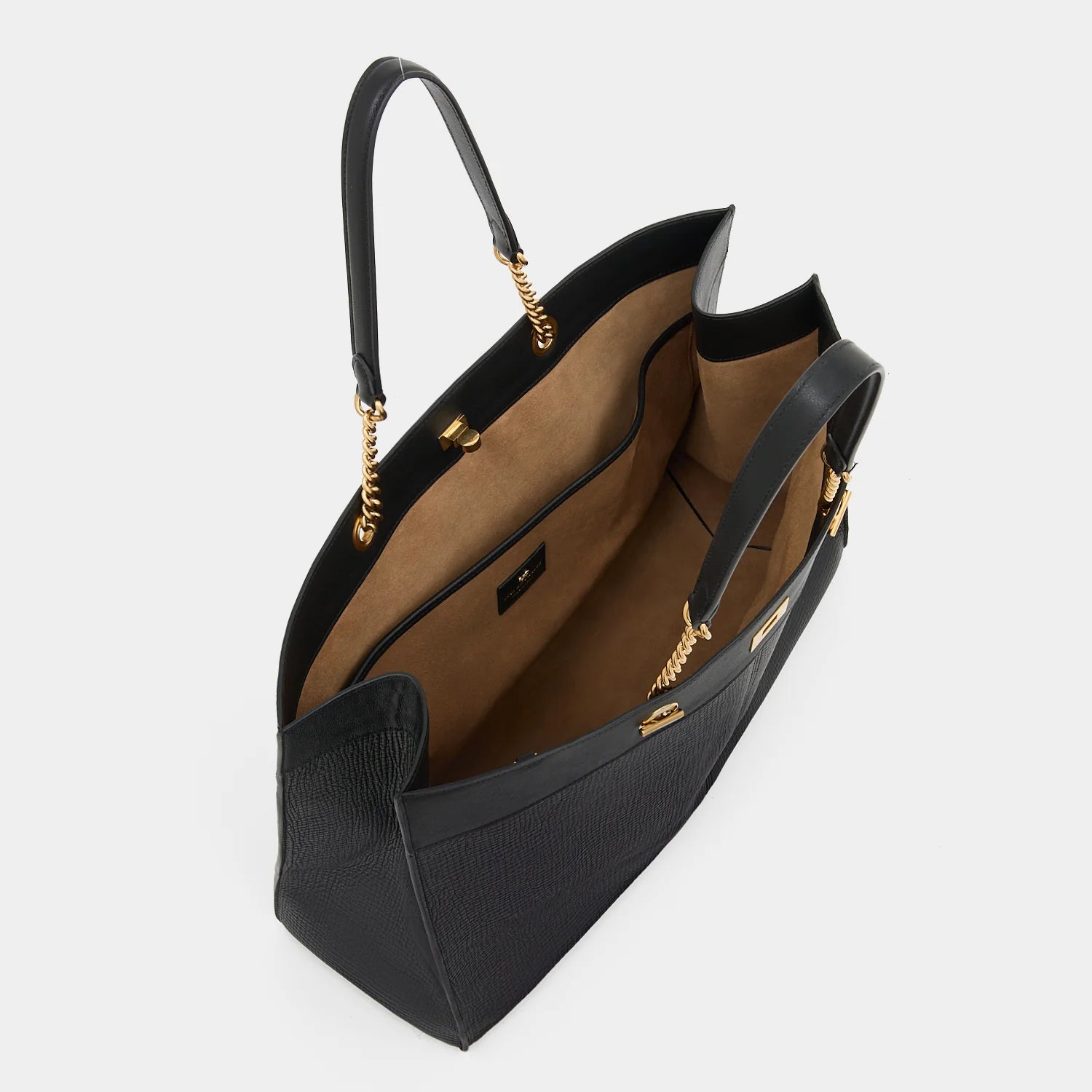 Anya Hindmarch Mortimer Tote Eyelet in Black