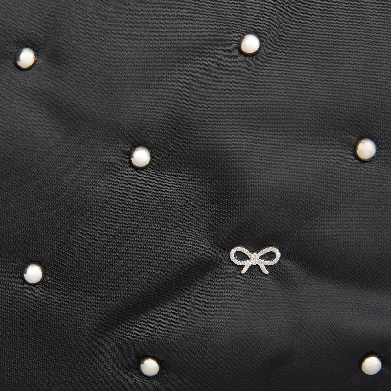 Anya Hindmarch Important Things Studs in Padded Satin