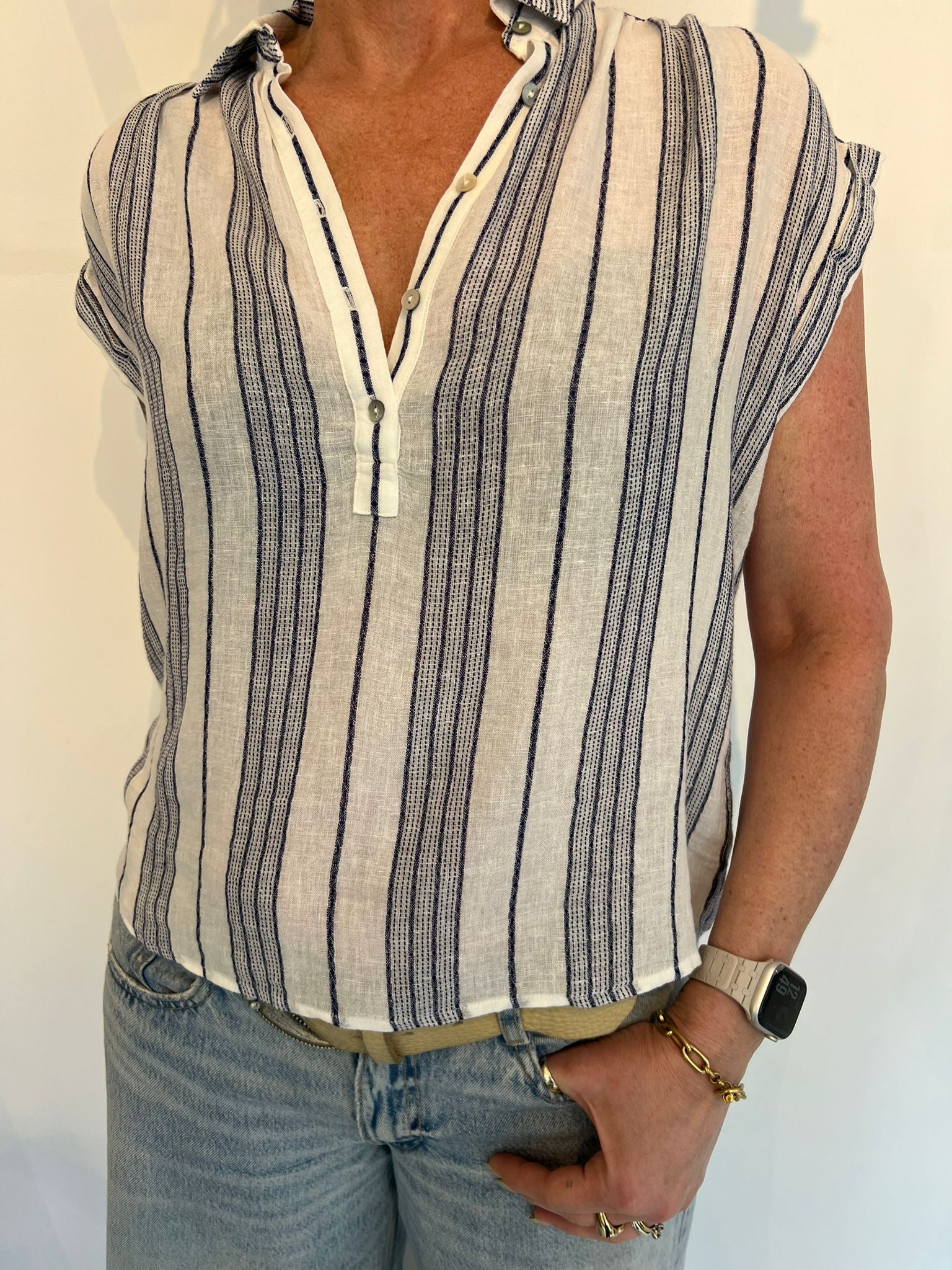 Rails Tuscany Shirt - Salino Stripe