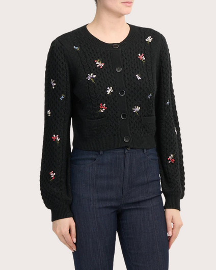 Cinq à Sept Rasa Cardigan in Black
