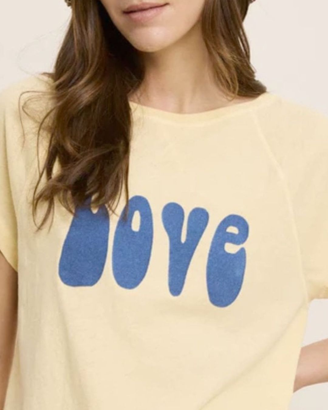 Five Jeans 2623 Tee in Banana, Wave