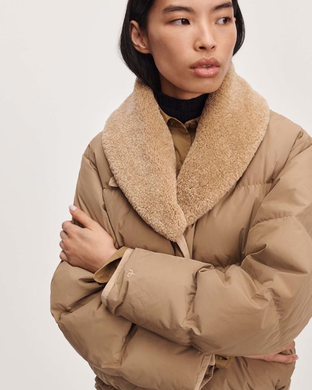 Rag & Bone Angie Puffer Jacket - Khaki