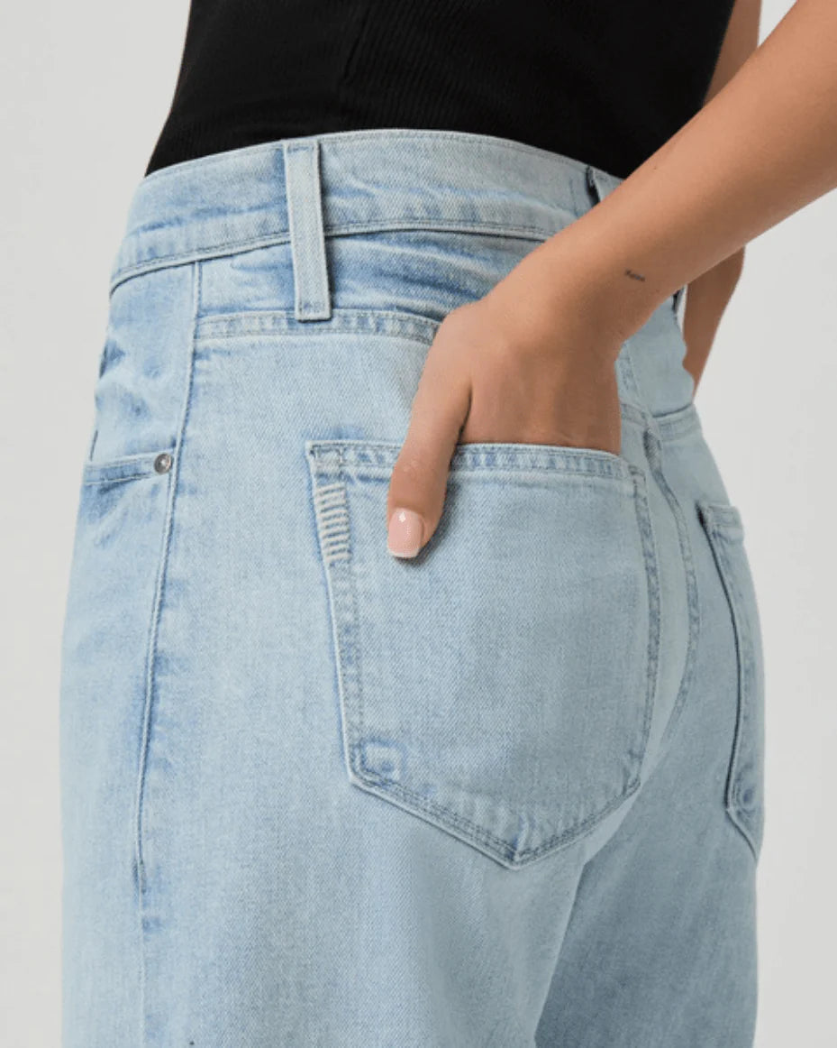 Paige Jeans Arellia Ankle Wide Undone Hem in Fernanda