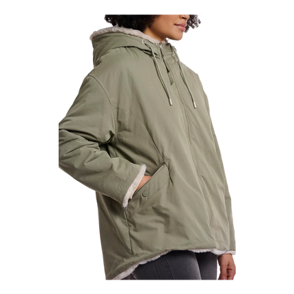 Rino & Pelle Ines Reversible Jacket in Green Ash
