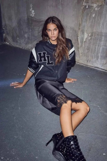 Haute L'Amitié Naomi Lingerie Pencil Skirt in Black