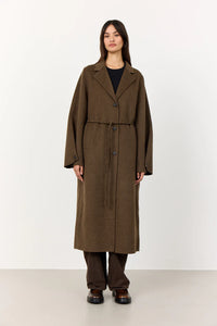 You added <b><u>Levete Room Owa 33 Coat in Brown</u></b> to your cart.