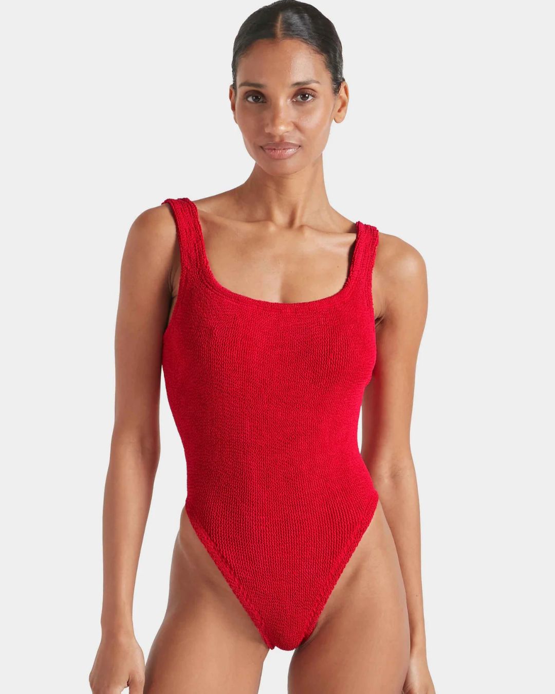 Hunza G Square Neck in Red