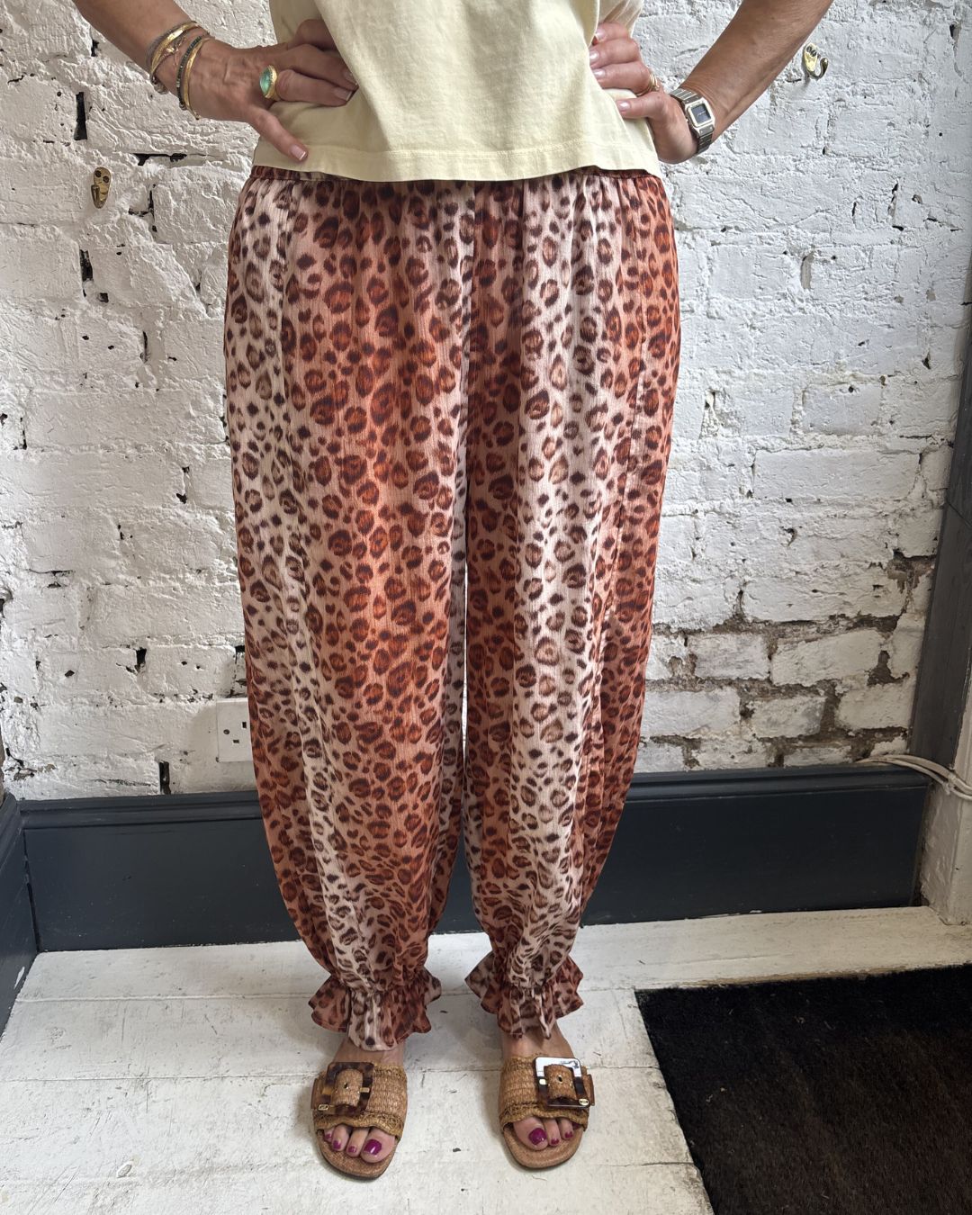 Primrose Park Ruby Trouser - Leopard
