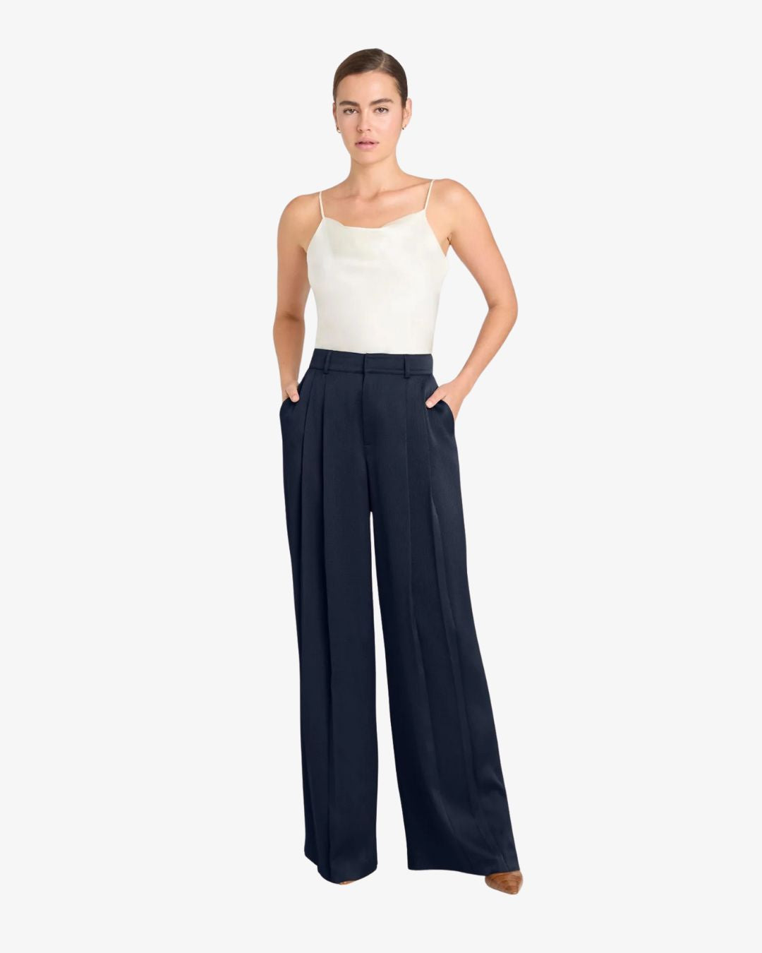 Cinq à Sept Marne Trouser in Navy