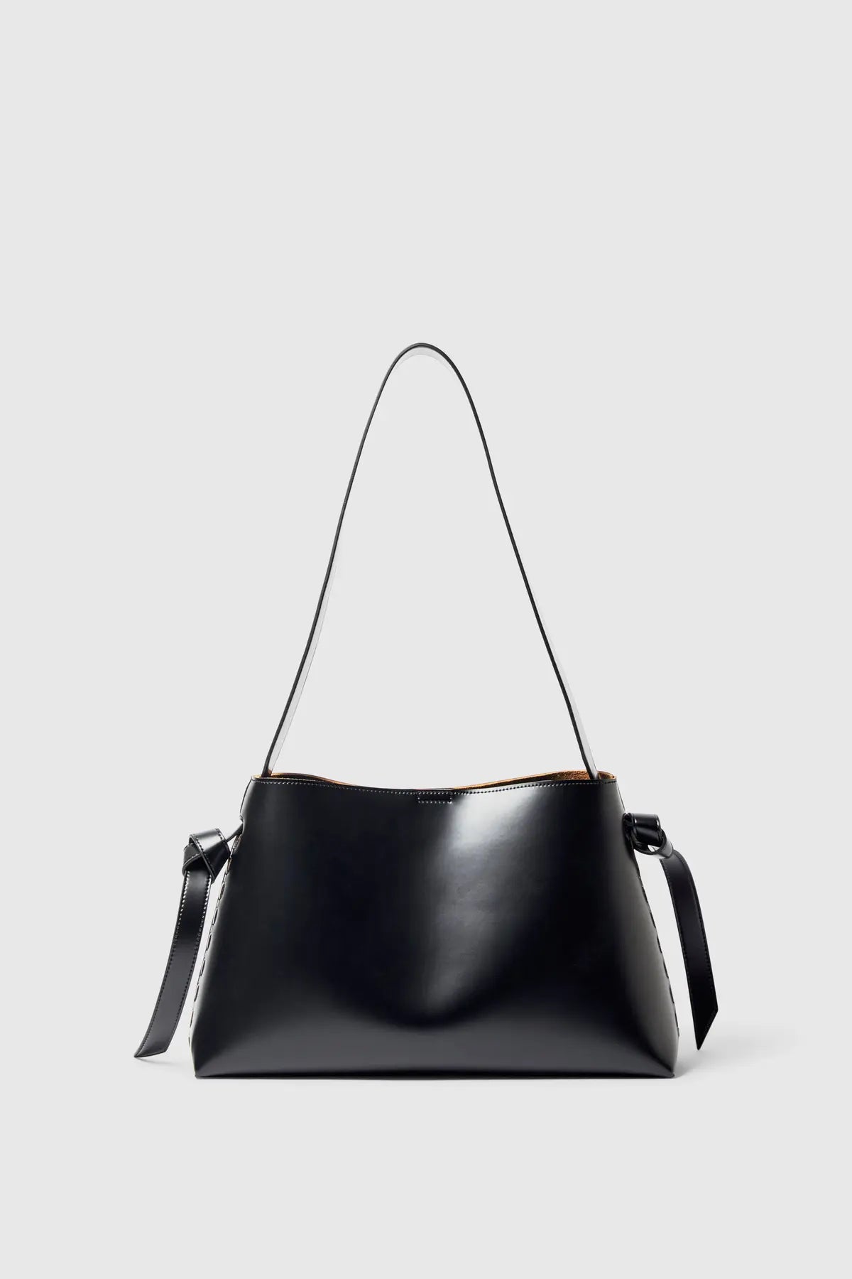SELECTED Stella Leather Bag in Black