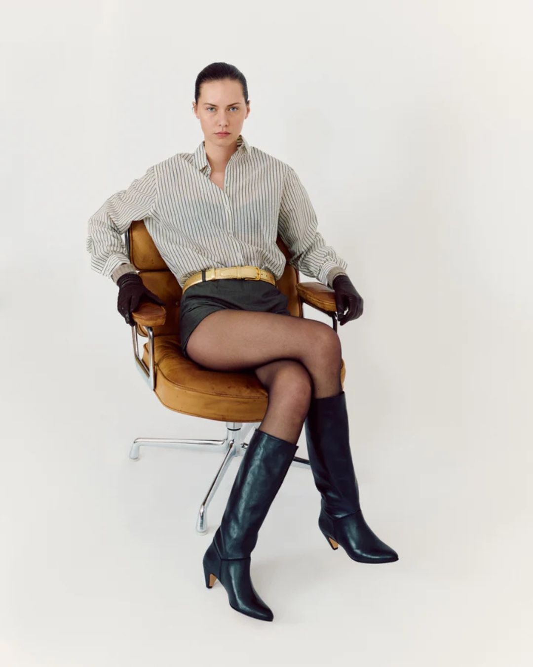 Anonymous Copenhagen Jasmina 50 Stiletto Long Boot - Black