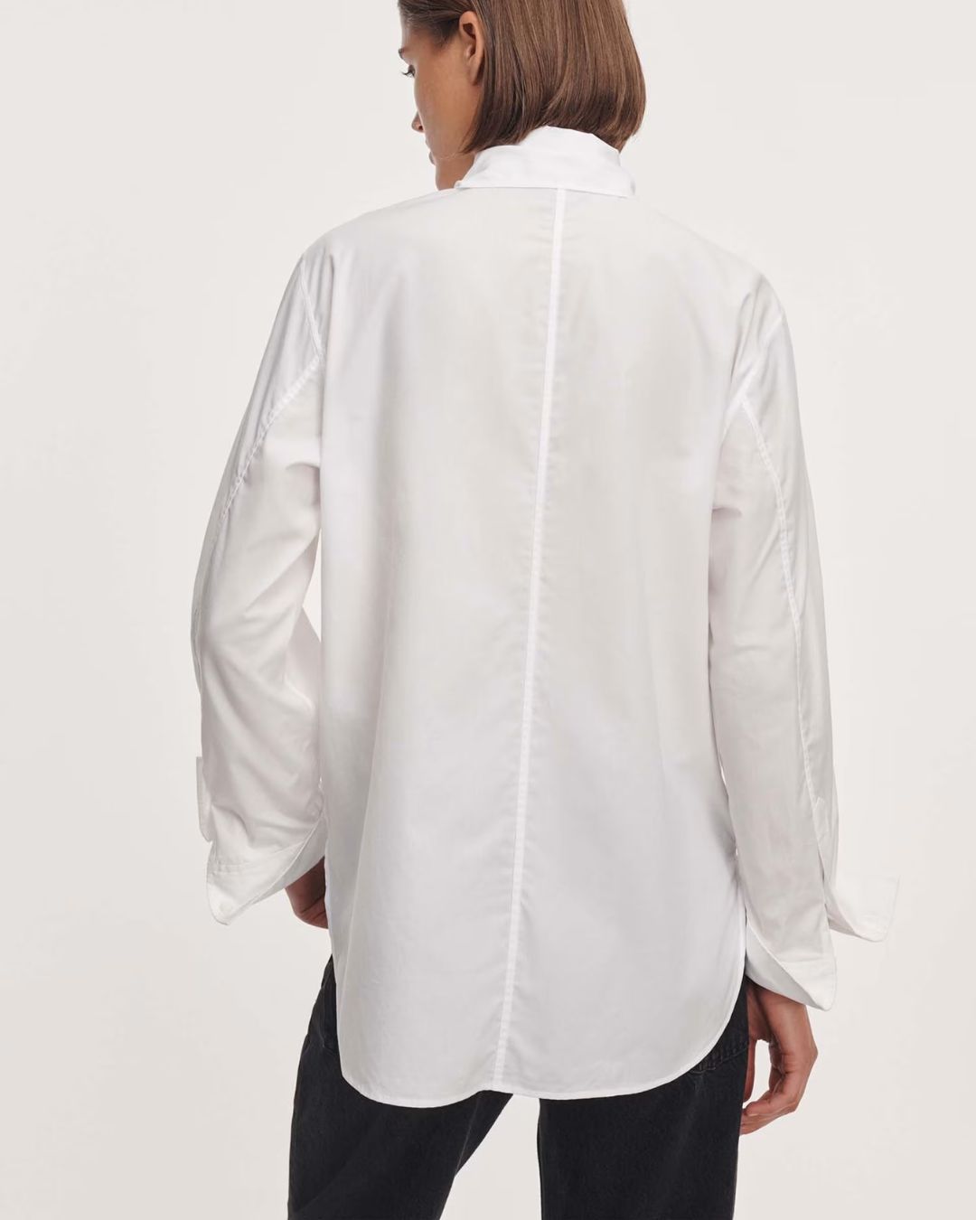 Rag & Bone Alice Tie Poplin Shirt - White