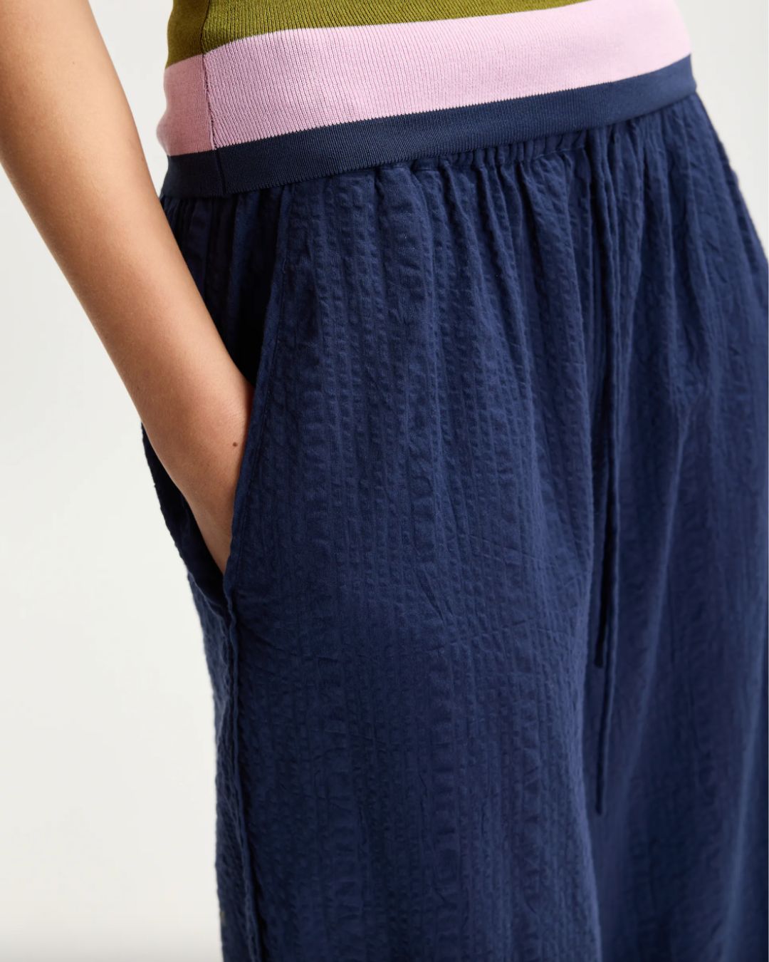 Essentiel Antwerp Jomery Wide Pants - Patriot Blue