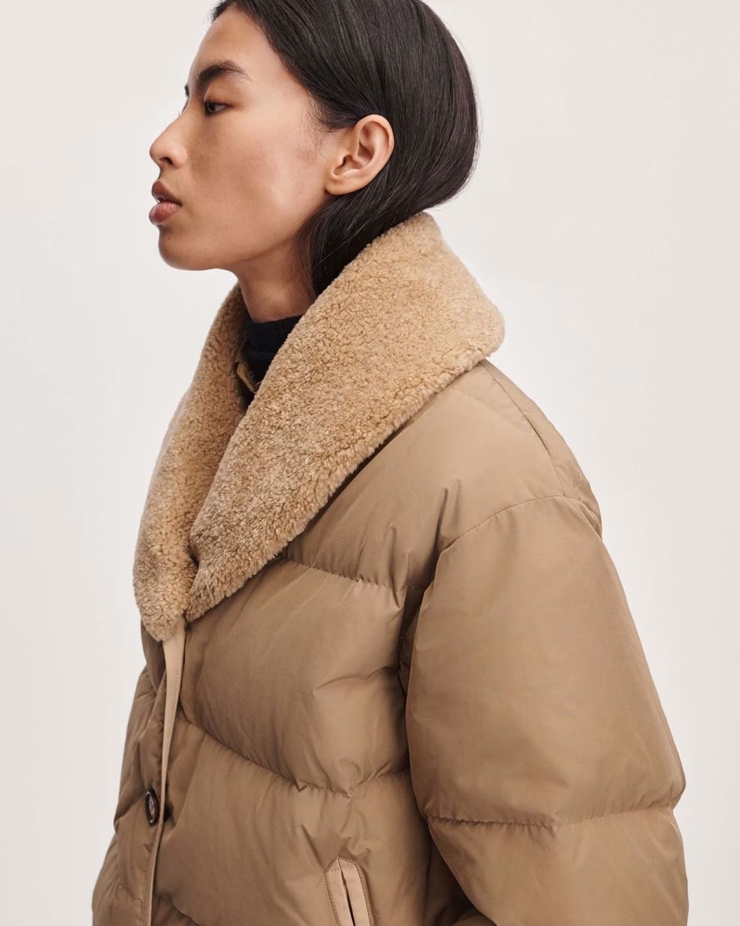 Rag & Bone Angie Puffer Jacket - Khaki
